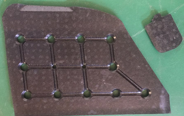 自行车头盔缓冲垫